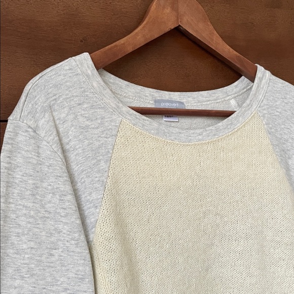 🇨🇦 3 in 1 Upcycled Wool Sweater Sweatshirt Open Back Shirt Canada Designer OOAK - Picture 3 of 10